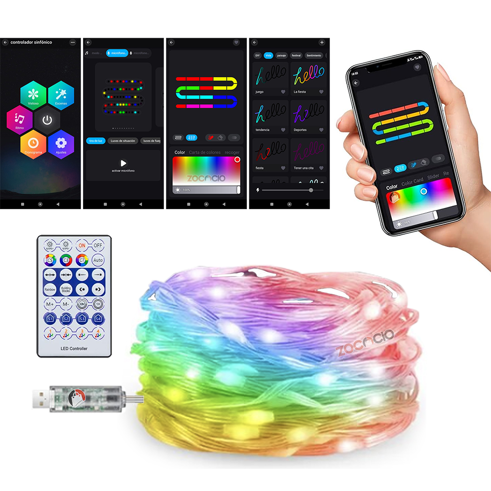 Miniatura 3 de Tira Flexible Luces Led Inteligente 20M